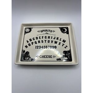 Magenta Ouija Board Spirits Ceramic Cheese Tray Dish